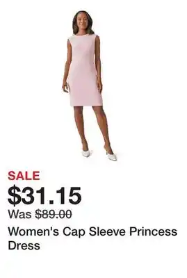 Belk Women's Cap Sleeve Princess Dress offer