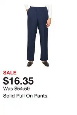 Belk Solid Pull On Pants offer