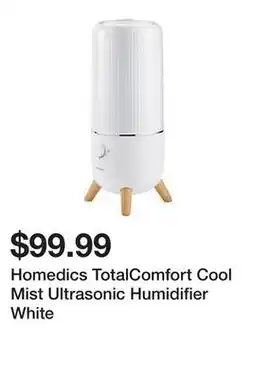 Belk Homedics TotalComfort Cool Mist Ultrasonic Humidifier White offer