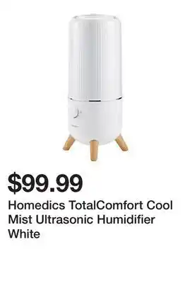 Belk Homedics TotalComfort Cool Mist Ultrasonic Humidifier White offer