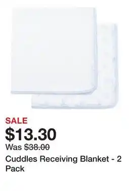 Belk Cuddles Receiving Blanket - 2 Pack offer