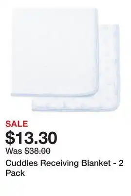 Belk Cuddles Receiving Blanket - 2 Pack offer