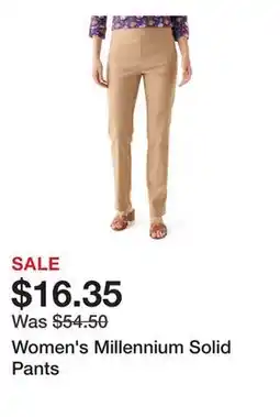 Belk Women's Millennium Solid Pants offer