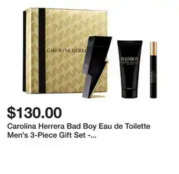 Belk Carolina Herrera Bad Boy Eau de Toilette Men's 3-Piece Gift Set - $183 Value! offer