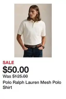 Belk Polo Ralph Lauren Mesh Polo Shirt offer