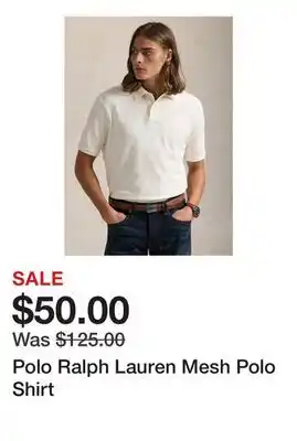 Belk Polo Ralph Lauren Mesh Polo Shirt offer