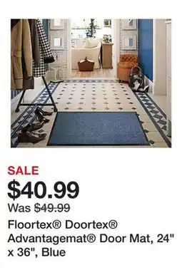 Office Depot Floortex Doortex Advantagemat Door Mat, 24 x 36, Blue offer