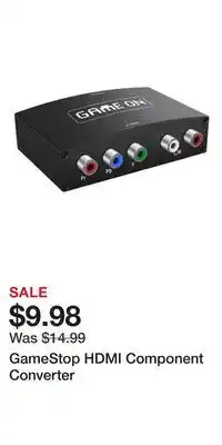 Game Stop GameStop HDMI Component Converter offer