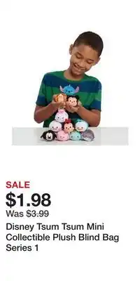Game Stop Disney Tsum Tsum Mini Collectible Plush Blind Bag Series 1 offer