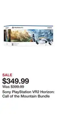 Game Stop Sony PlayStation VR2 Horizon: Call of the Mountain Bundle offer
