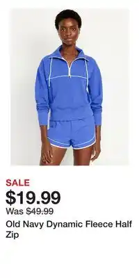 Old Navy Old Navy Dynamic Fleece Half Zip offer