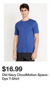 Old Navy Old Navy CloudMotion Space-Dye T-Shirt offer