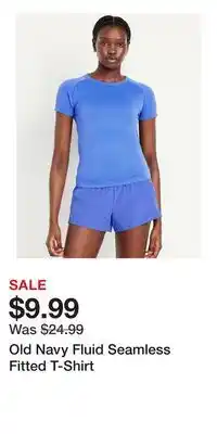 Old Navy Old Navy Fluid Seamless Fitted T-Shirt offer
