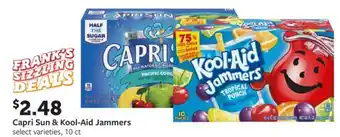 Fareway Capri sun & kool aid jammers offer