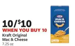 Fareway Kraft original mac & cheese offer