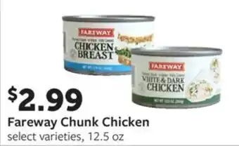 Fareway Fareway chunk chicken offer