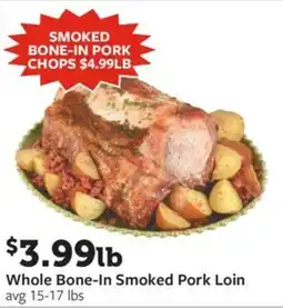 Fareway Whole Bone-In Smoked Pork Loin avg offer
