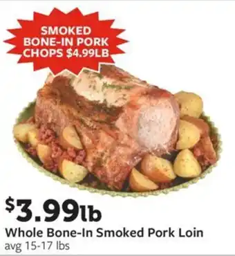 Fareway Whole Bone-In Smoked Pork Loin avg offer