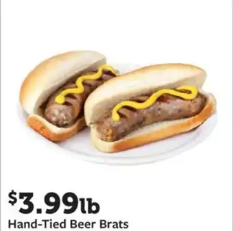 Fareway Hand tied beer brats offer