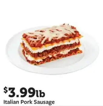 Fareway Italian pork sausage offer