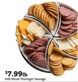 Fareway Deli sliced thuringer sausage offer
