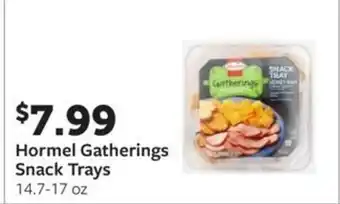 Fareway Hormel gatherings snack trays offer