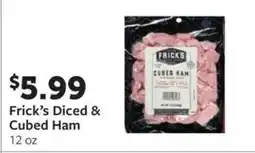 Fareway Frick's diced & cubed ham offer