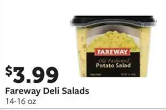 Fareway Fareway deli salads offer