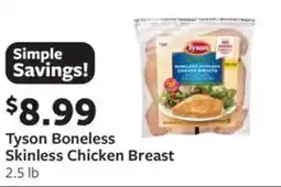 Fareway Tyson boneless skinless chicken breast offer
