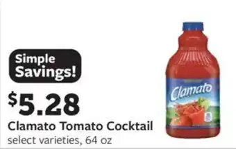 Fareway Clamato tomato cocktail offer