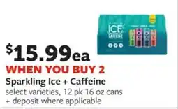Fareway Sparkling ice caffeine offer