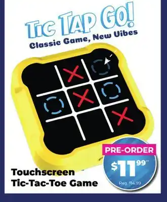 Showcase US Touchscreen TIC TAP Go! Toe Game offer