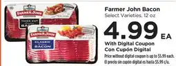 Food 4 Less Farmer John Bacon offer