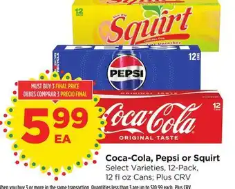 Food 4 Less Coca-Cola, Pepsi or Squirt offer