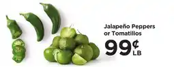Food 4 Less Jalapeño Peppers or Tomatillos offer