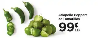 Food 4 Less Jalapeño Peppers or Tomatillos offer