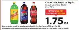 Food 4 Less Coca-Cola, Pepsi or Squirt offer