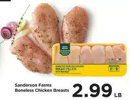 Food 4 Less Sanderson Farms Boneless Chicken Breasts offer