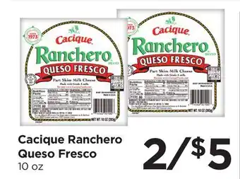 Food 4 Less Cacique Ranchero Queso Fresco offer