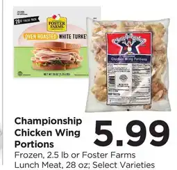 Food 4 Less Championship Chicken Wing Portions offer