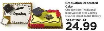 Food 4 Less Graduation Decorated Cake offer