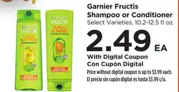 Food 4 Less Garnier Fructis Shampoo or Conditioner offer