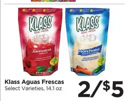 Food 4 Less Klass Aguas Frescas offer