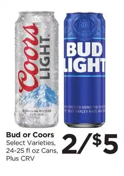 Food 4 Less Bud or Coors offer