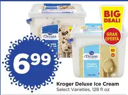 Food 4 Less Kroger Deluxe Ice Cream offer