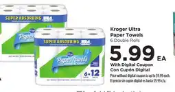 Food 4 Less Kroger Ultra Paper Towels offer