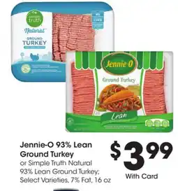Ralphs Jennie-O 93% Lean Ground Turkey offer