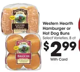 Ralphs Western Hearth Hamburger or Hot Dog Buns offer
