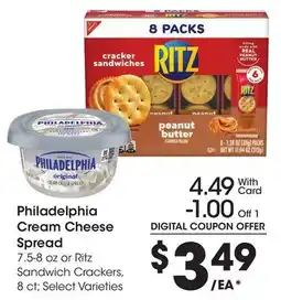 Ralphs Philadelphia Cream Cheese Spread offer