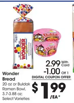 Ralphs Wonder Bread offer